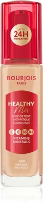 Тональный флюид Bourjois Healthy Mix увлажняющий, среднего покрытия, 30 мл, оттенок 55N Deep Beige