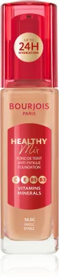 Тональный флюид Bourjois Healthy Mix увлажняющий, среднего покрытия, 30 мл, оттенок 56.5C Maple
