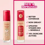 Тональный флюид Bourjois Healthy Mix увлажняющий, среднего покрытия, 30 мл, оттенок 58W Caramel — фото 8