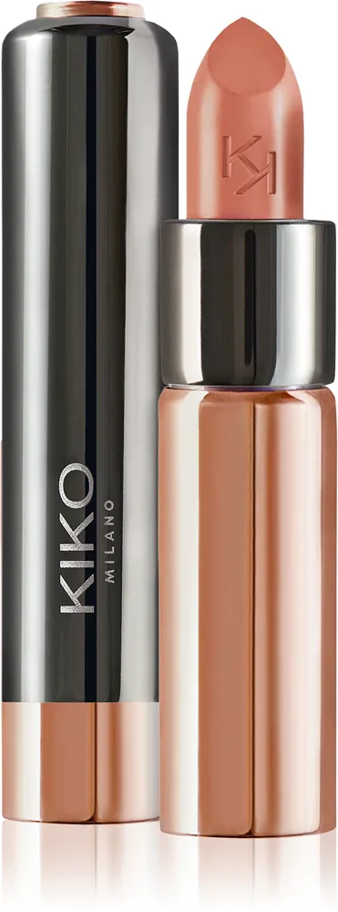 Помада для губ KIKO Milano Gossamer Emotion кремовая, с интенсивной пигментацией, 3,5 г, оттенок 136 Sesame Crunch