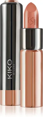 Помада для губ KIKO Milano Gossamer Emotion кремовая, с интенсивной пигментацией, 3,5 г, оттенок 136 Sesame Crunch