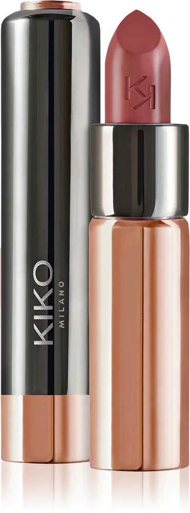 Помада для губ KIKO Milano Gossamer Emotion кремовая, с интенсивной пигментацией, 3,5 г, оттенок 105 Pinkish Brown