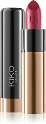 Помада для губ KIKO Milano Gossamer Emotion кремовая, с интенсивной пигментацией, 3,5 г, оттенок 142 Deep Mauve