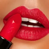 Помада для губ KIKO Milano Gossamer Emotion кремовая, с интенсивной пигментацией, 3,5 г, оттенок 115 Geranium — фото 3