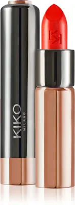 Помада для губ KIKO Milano Gossamer Emotion кремовая, с интенсивной пигментацией, 3,5 г, оттенок 116 Coral