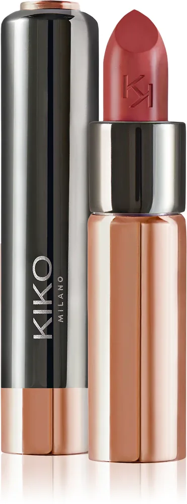 Помада для губ KIKO Milano Gossamer Emotion кремовая, с интенсивной пигментацией, 3,5 г, оттенок 132 Crimson