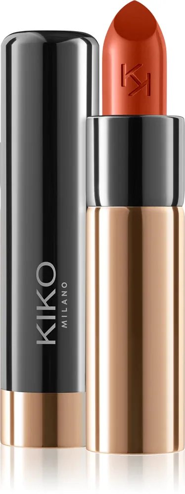 Помада для губ KIKO Milano Gossamer Emotion кремовая, с интенсивной пигментацией, 3,5 г, оттенок 139 Burnt Orange