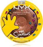 Хайлайтер для лица NYX Professional Makeup The Simpsons Highlighter с мерцающими пигментами, сияющий финиш, 7,1 г, оттенок Glazed Over — фото 1