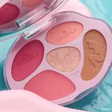 Палетка для лица essence Disney The Little Mermaid хайлайтер, румяна и бронзер, с зеркальцем, 8,9 г, оттенок 01 The World Is My Oyster! — фото 8