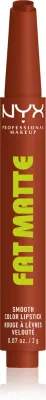 Матовая помада для губ NYX Professional Makeup Fat Matte кремовая текстура, стойкая, насыщенный цвет, 2 г, оттенок Beary Nude