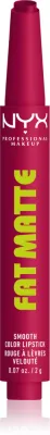 Матовая помада для губ NYX Professional Makeup Fat Matte кремовая текстура, стойкая, насыщенный цвет, 2 г, оттенок Hibiscus Hug