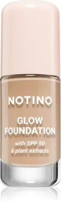Тональное средство Notino Foundation Glow foundation with SPF 50 Plant Extracts, среднее покрытие, 30 мл, оттенок 02 Light Neutral