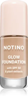 Тональное средство Notino Foundation Glow foundation with SPF 50 Plant Extracts, среднее покрытие, 30 мл, оттенок 01 Light Cool