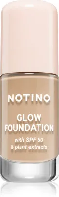 Тональное средство Notino Foundation Glow foundation with SPF 50 Plant Extracts, среднее покрытие, 30 мл, оттенок 01 Light Medium Neutral