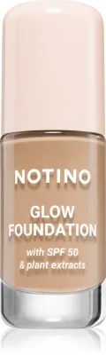 Тональное средство Notino Foundation Glow foundation with SPF 50 Plant Extracts, среднее покрытие, 30 мл, оттенок 01 Medium Warm