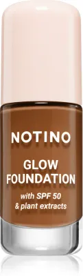 Тональное средство Notino Foundation Glow foundation with SPF 50 Plant Extracts, среднее покрытие, 30 мл, оттенок 01 Deep Neutral