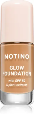 Тональное средство Notino Foundation Glow foundation with SPF 50 Plant Extracts, среднее покрытие, 30 мл, оттенок 02 Medium Deep Neutral