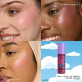 Румяна для лица NYX Professional Makeup The Simpsons Fat Cheeks кремовые, лёгкая текстура, 8 мл, оттенок Lavendar Sass — фото 5