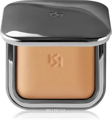 Пудра для лица KIKO Milano Radiant Fusion с эффектом бархатистой кожи, фиксирует макияж, 8,5 г, оттенок 03 Warm Beige