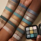 Палетка теней для век KIKO Milano Glamour Multi Finish с матовым и блестящим эффектом, сочетающиеся оттенки, 2,5 г, оттенок 06 Green Vibes — фото 3