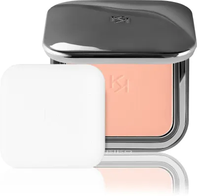Пудра для лица KIKO Milano Matte Fusion матирующая, со спонжем, 12 г, оттенок 07 Warm Rose