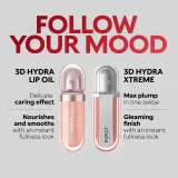 Блеск для губ KIKO Milano 3D Hydra Xtreme Lipgloss увлажняющий, с эффектом объёма, 6 мл, оттенок 01 Pink Glacier — фото 5