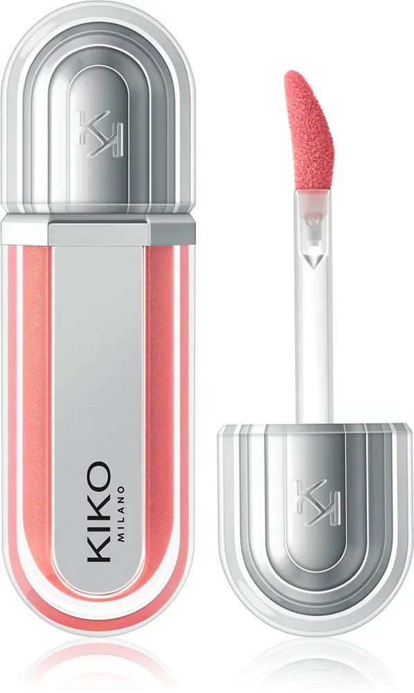 Блеск для губ KIKO Milano 3D Hydra Xtreme Lipgloss увлажняющий, с эффектом объёма, 6 мл, оттенок 02 Lips Don't Lie
