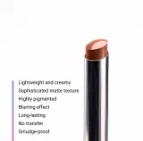 Помада-стик матовая Notino Lifeproof Soft Matte Lip Stylo, с гиалуроновой кислотой, красная, 2 г, оттенок 140 Cozy — фото 2