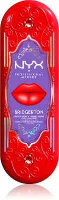 Набор для губ NYX Professional Makeup Bridgerton Royal Treasures блеск и карандаш с эффектом объёма, 2 шт, оттенок 04