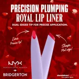 Набор для губ NYX Professional Makeup Bridgerton Royal Treasures блеск и карандаш с эффектом объёма, 2 шт, оттенок 04 — фото 7