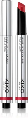 Блеск для губ KIKO Milano Pump Up The Volume Solid Lip Gloss с эффектом объёма, увлажняющий, 2 г, оттенок 03 My Red Tag