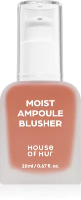 Румяна жидкие House of Hur Moist Ampoule Blusher увлажняющие, стойкие, 20 мл, оттенок 01 Nude Beige