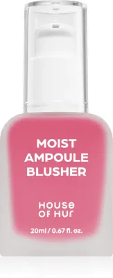 Румяна жидкие House of Hur Moist Ampoule Blusher увлажняющие, стойкие, 20 мл, оттенок 07 Pink Rosie
