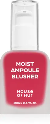 Румяна жидкие House of Hur Moist Ampoule Blusher увлажняющие, стойкие, 20 мл, оттенок 02 Deep Plum