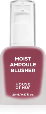 Румяна жидкие House of Hur Moist Ampoule Blusher увлажняющие, стойкие, 20 мл, оттенок 08 Berry Purple