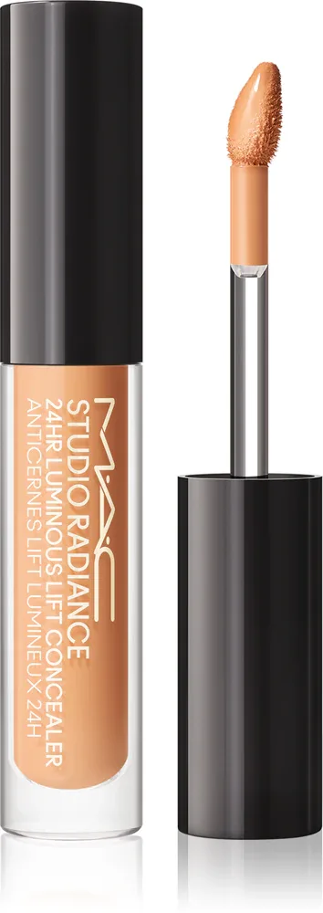 Корректор для лица MAC Cosmetics Studio Radiance 24HR Luminous Lift Concealer Mini высокопигментированный, стойкий, 1,8 мл, оттенок NC25