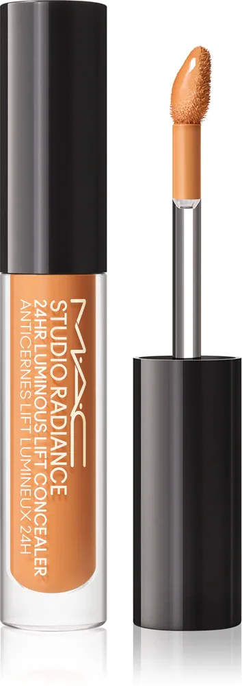 Корректор для лица MAC Cosmetics Studio Radiance 24HR Luminous Lift Concealer Mini высокопигментированный, стойкий, 1,8 мл, оттенок NC40