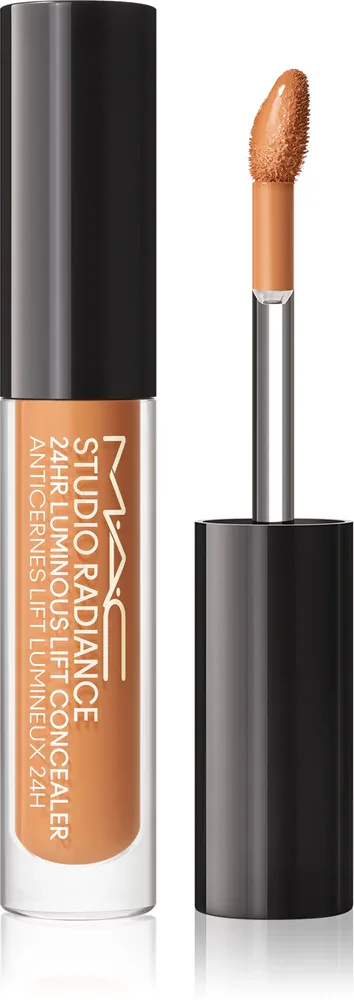 Корректор для лица MAC Cosmetics Studio Radiance 24HR Luminous Lift Concealer Mini высокопигментированный, стойкий, 1,8 мл, оттенок NW40