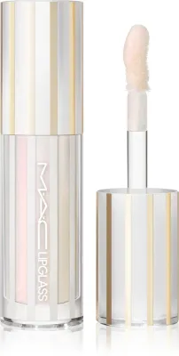 Блеск для губ MAC Cosmetics Lipglass Air Mini со стеклянным блеском, нелипкий, 2,6 мл, оттенок Frosting