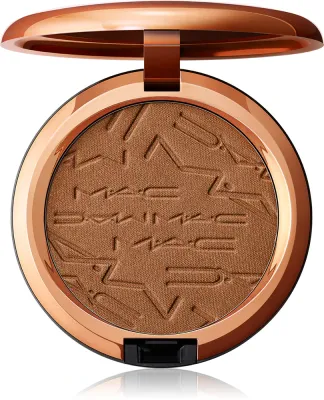 Бронзер для лица MAC Cosmetics Skinfinish Sunstruck Radiant Bronzer с эффектом загара, сияющий, 8 г, оттенок Deep Golden