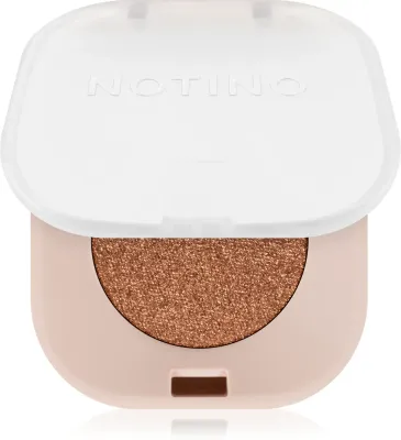 Тени для век Notino Powder Eyeshadow Shimmer, с шиммером, серебристые, 1,5 г, оттенок Copper Veil