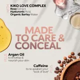 Консилер KIKO Milano Love Fusion 24H Moisture Radiant Concealer среднего покрытия, длительного действия, 8 мл, оттенок 02 Light Sand — фото 5