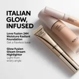 Консилер KIKO Milano Love Fusion 24H Moisture Radiant Concealer среднего покрытия, длительного действия, 8 мл, оттенок 02 Light Sand — фото 7