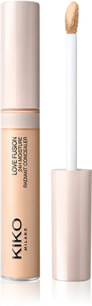 Консилер KIKO Milano Love Fusion 24H Moisture Radiant Concealer среднего покрытия, длительного действия, 8 мл, оттенок 08 Medium Beige