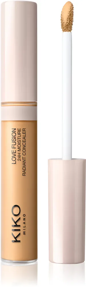 Консилер KIKO Milano Love Fusion 24H Moisture Radiant Concealer среднего покрытия, длительного действия, 8 мл, оттенок 16 Rich Golden