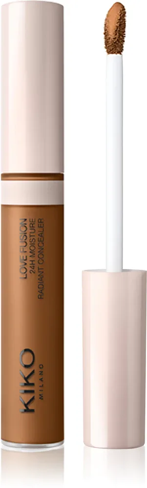 Консилер KIKO Milano Love Fusion 24H Moisture Radiant Concealer среднего покрытия, длительного действия, 8 мл, оттенок 23 Dark Chestnut