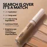 Консилер KIKO Milano Love Fusion 24H Moisture Radiant Concealer среднего покрытия, длительного действия, 8 мл, оттенок 23 Dark Chestnut — фото 6