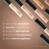 Корректор для лица KIKO Milano Full Coverage Dark Circles Concealer с плотным покрытием, стойкий, 8 мл, оттенок 03 Light Neutral — фото 6