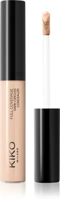 Корректор для лица KIKO Milano Full Coverage Dark Circles Concealer с плотным покрытием, стойкий, 8 мл, оттенок 04 Peach