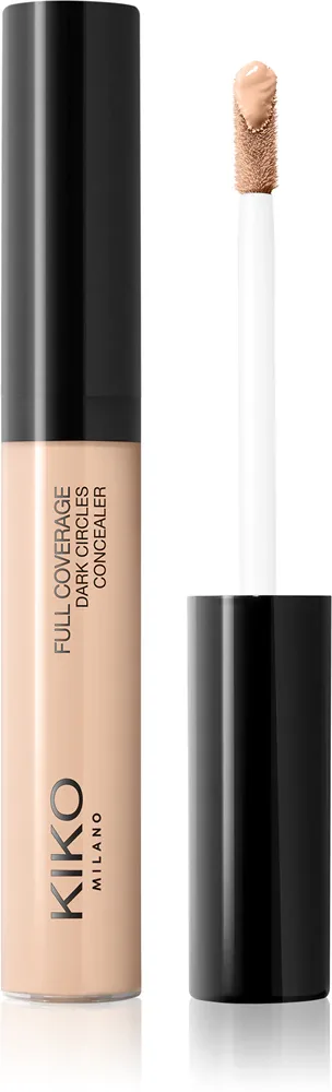 Корректор для лица KIKO Milano Full Coverage Dark Circles Concealer с плотным покрытием, стойкий, 8 мл, оттенок 05 Medium Beige